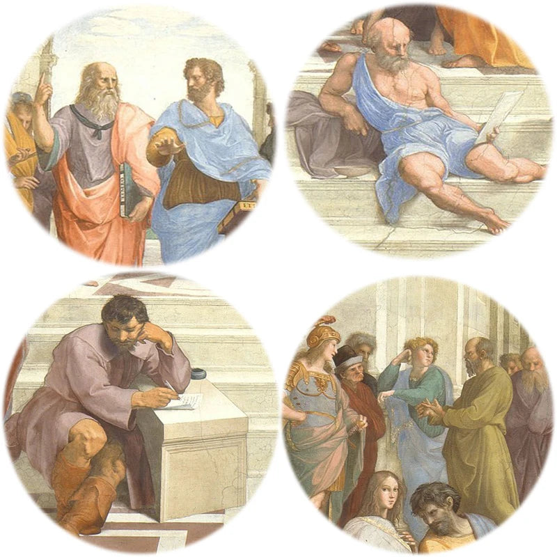 Famous School of Athens by Raphael Canvas Print