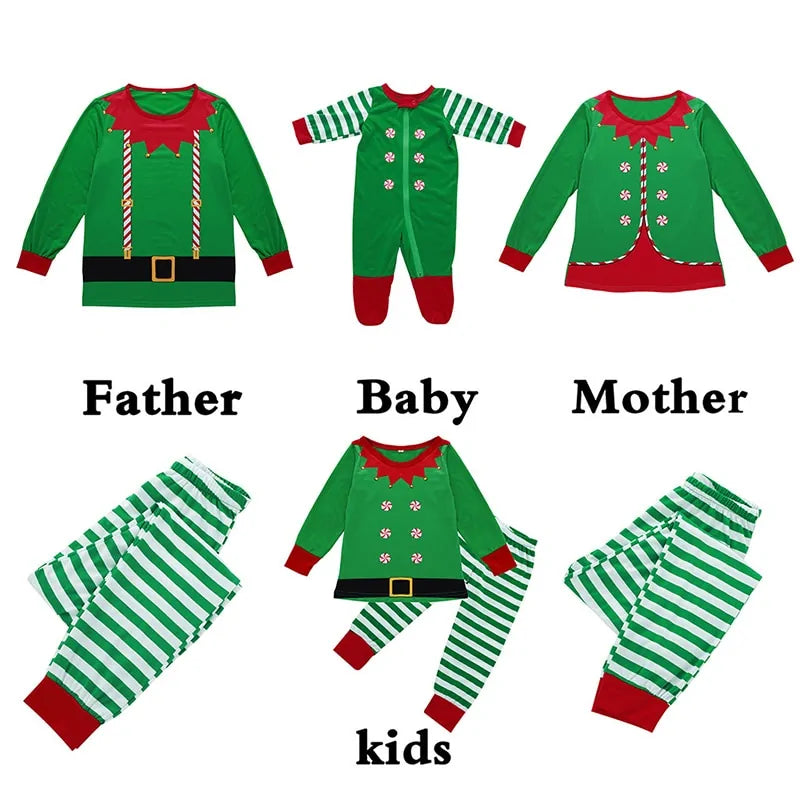 Christmas Peppermint Family Pajama Set