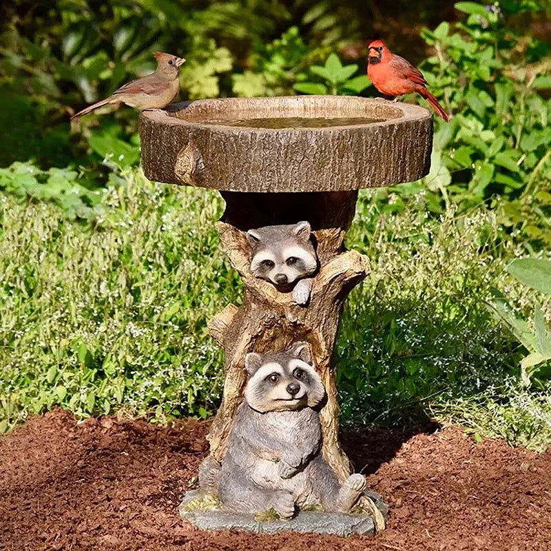 Bird Feeder Garden Statue