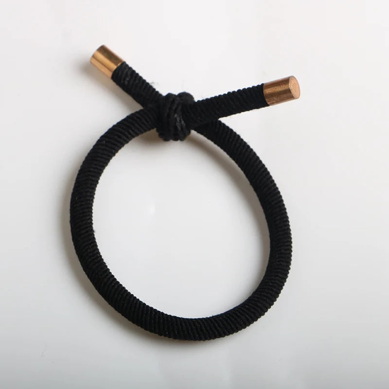 Stylish Scrunchies Gold Tip Hair Tie