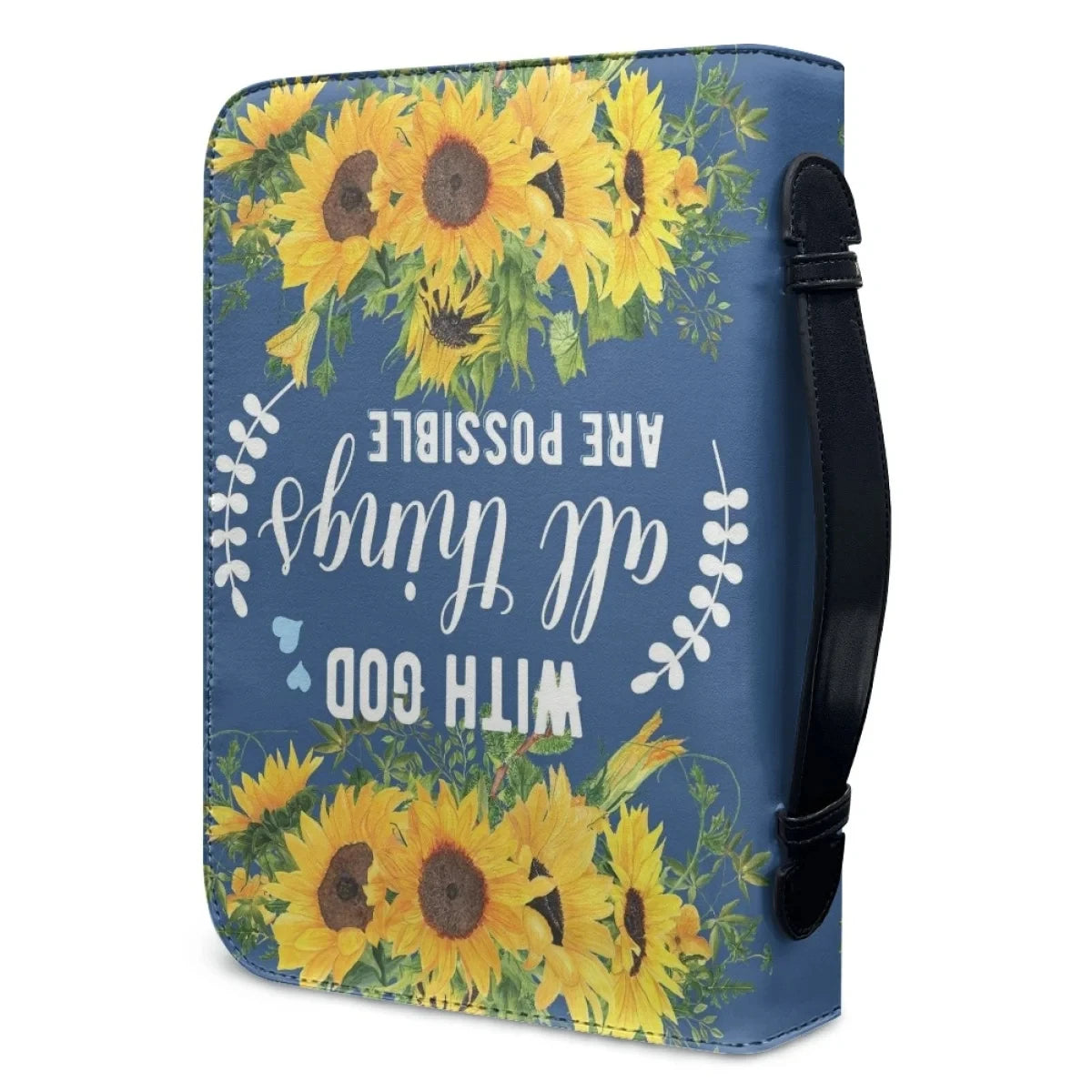 Sunflower Christianity Bible Storage Bag/Case