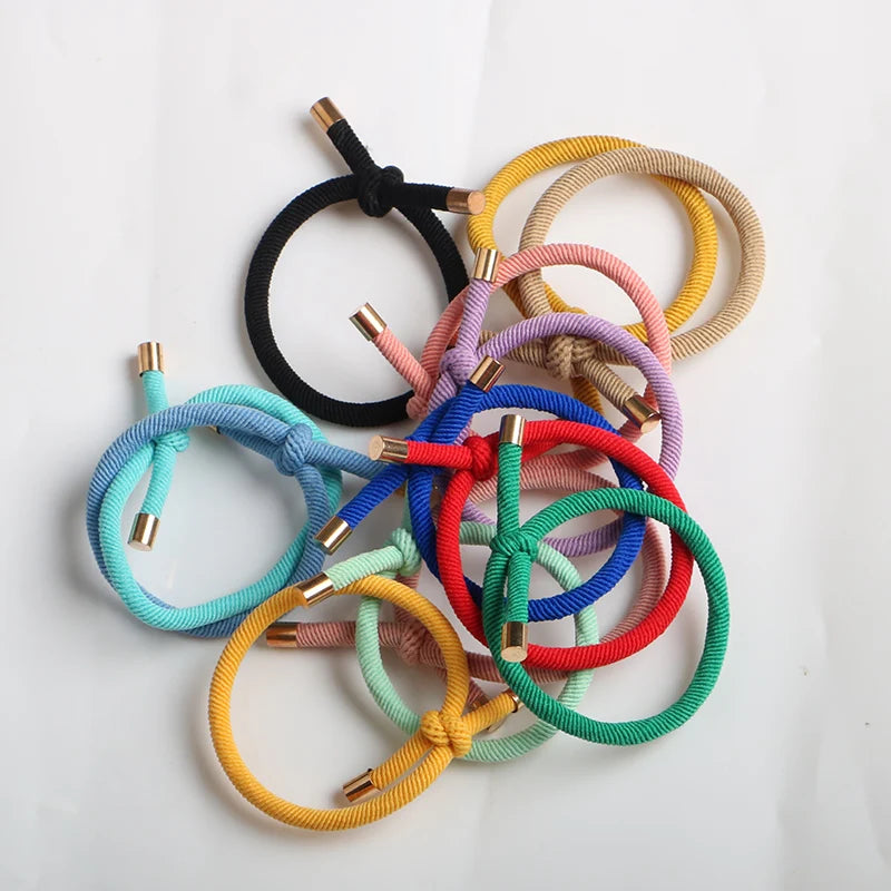 Stylish Scrunchies Gold Tip Hair Tie