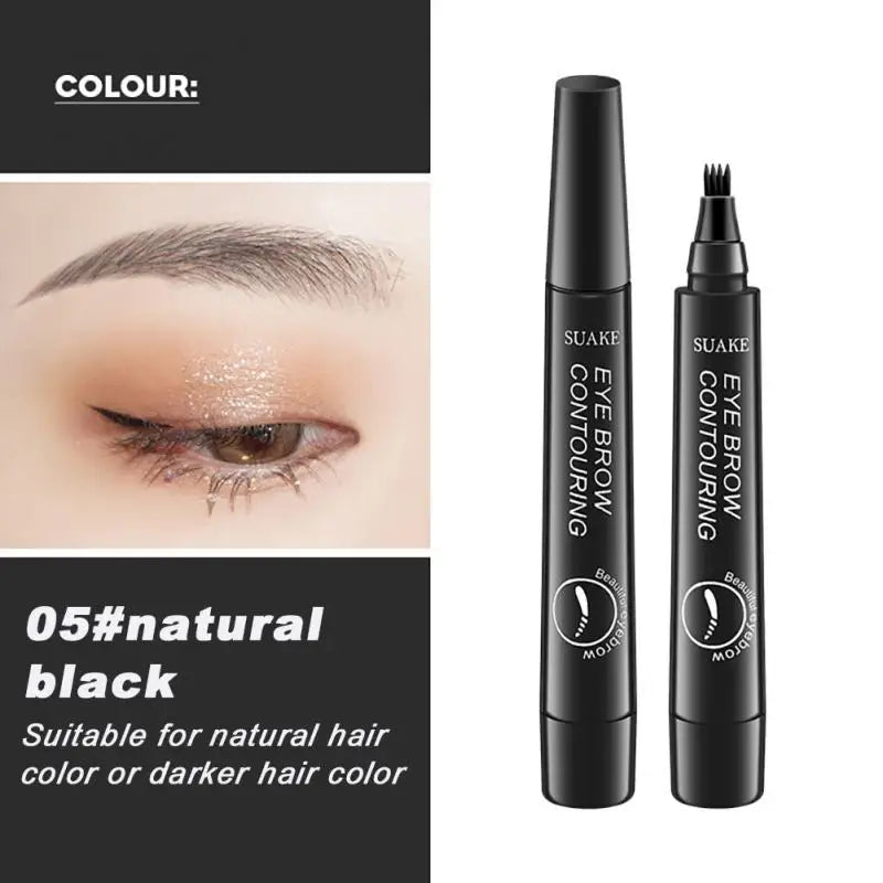 Four-claw Eyebrow Pencil 5-color 3D Natural