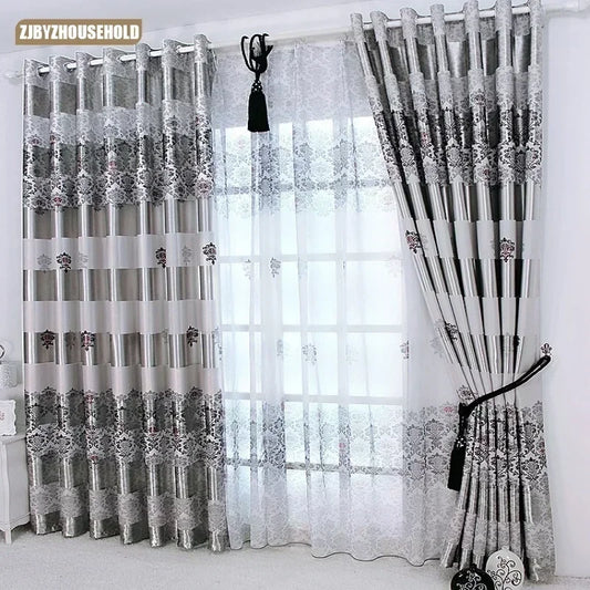 1 pc European Modern Elegant Noble Curtain