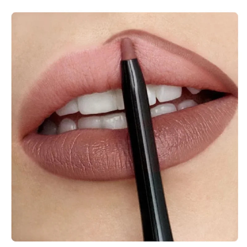 13 Colors Matte Lipliner Pencil, Waterproof