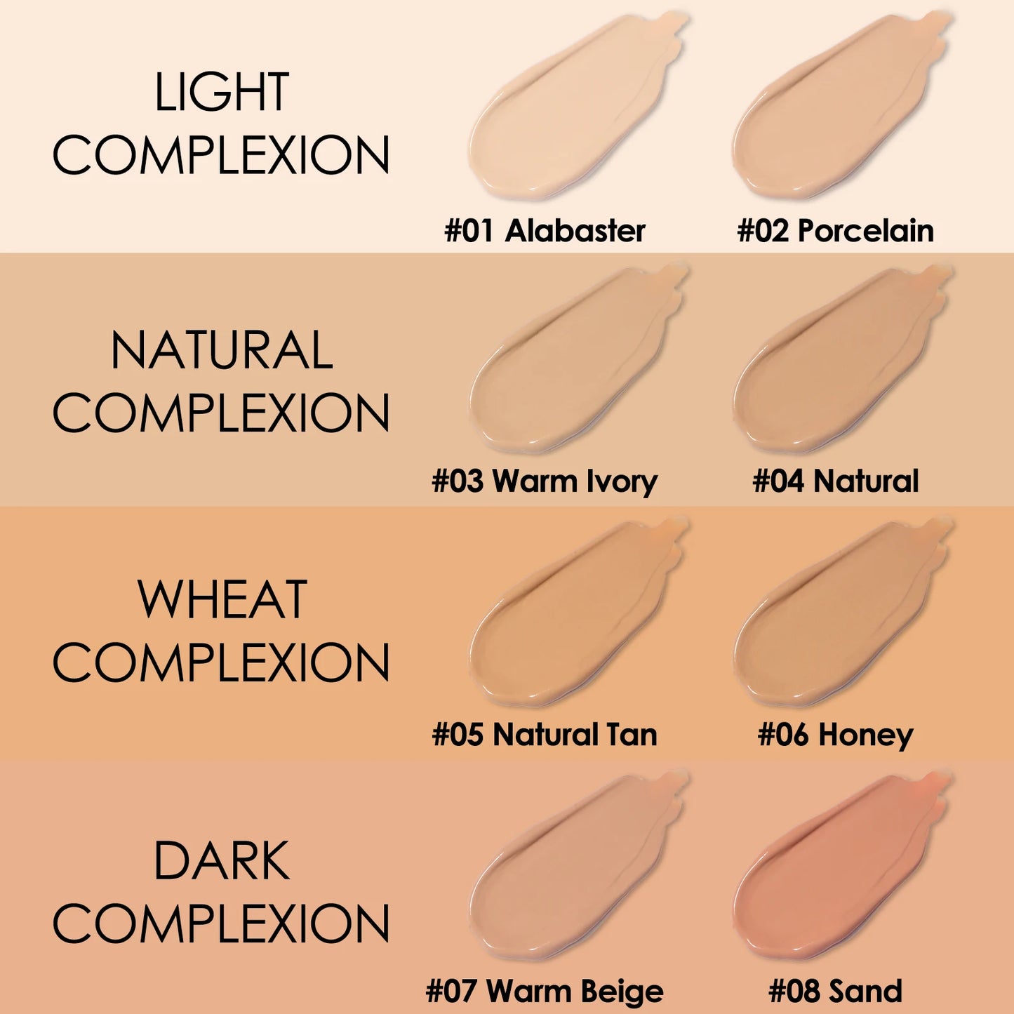 Waterproof Full Coverage Matte Liquid Foundation