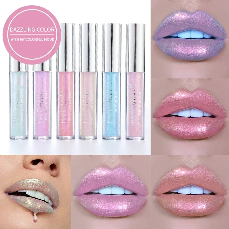 6 Colors Laser Holographic Lip Gloss