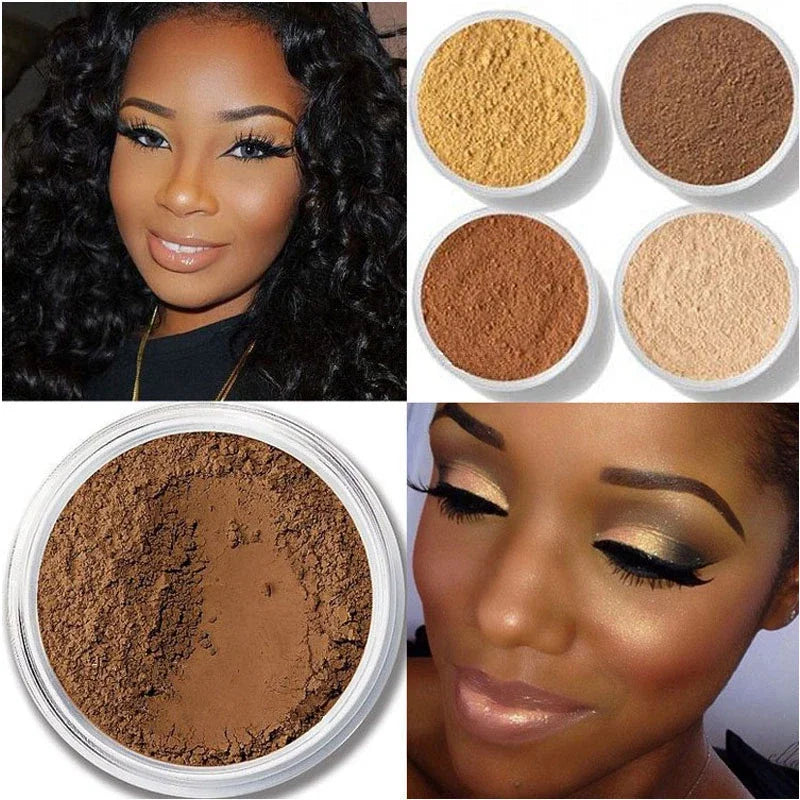 Loose Setting Powder Matte Mineral Oil-control Long-lasting Face Concealer, Bronzer, Contour