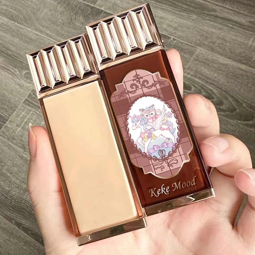 Flower Knows Chocolate Shop Cloud Lip Cream Delicate Clear Thin Autumn And Winter Milk Tea Color