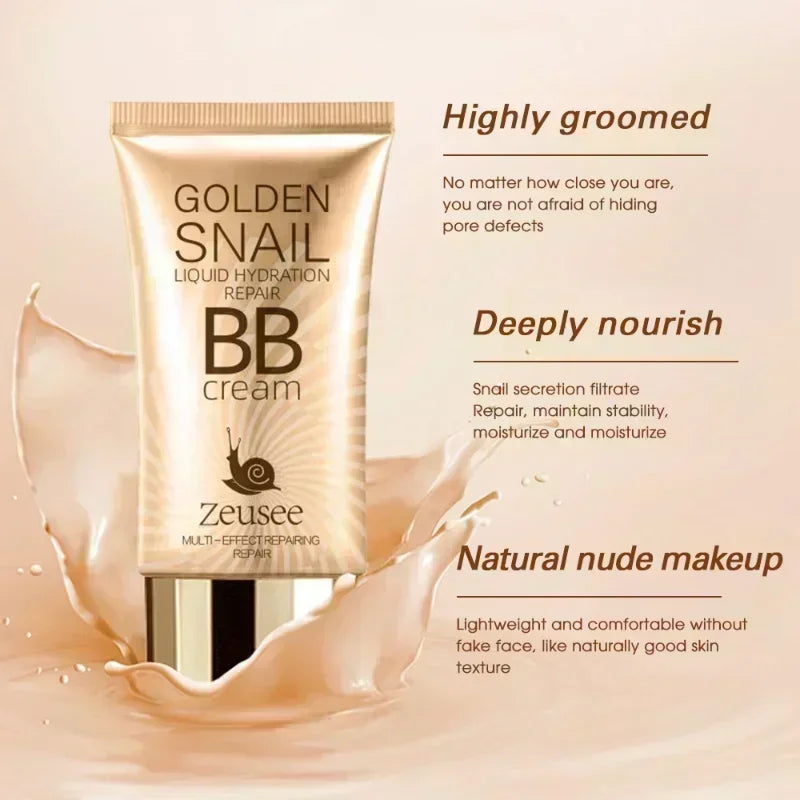 Full Coverage Oil-Control Matte BB Cream Liquid Foundation, Long Lasting, Acne Spot, Dark Circle Concealer