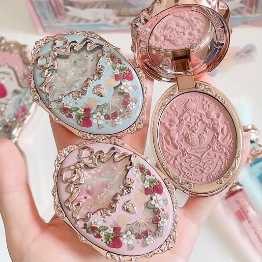 Flower Knows Embossed Matte Blush, powder