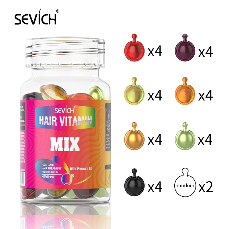 Mix Hair Vitamin Capsule Hair Treatment Oil