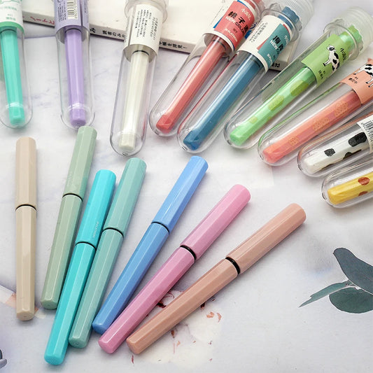 Platinum 6-corner anti-roll fountain pen 20 colors