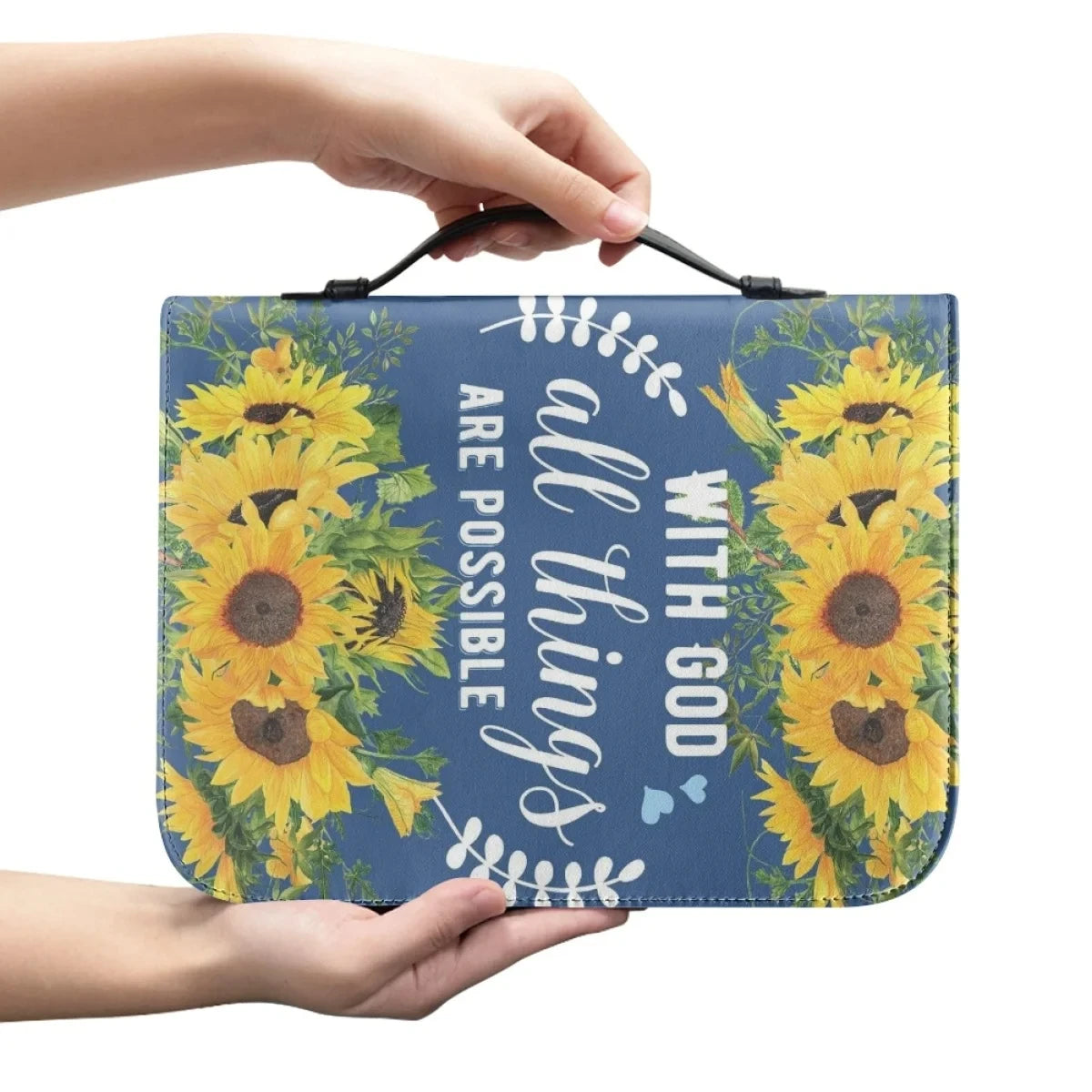 Sunflower Christianity Bible Storage Bag/Case