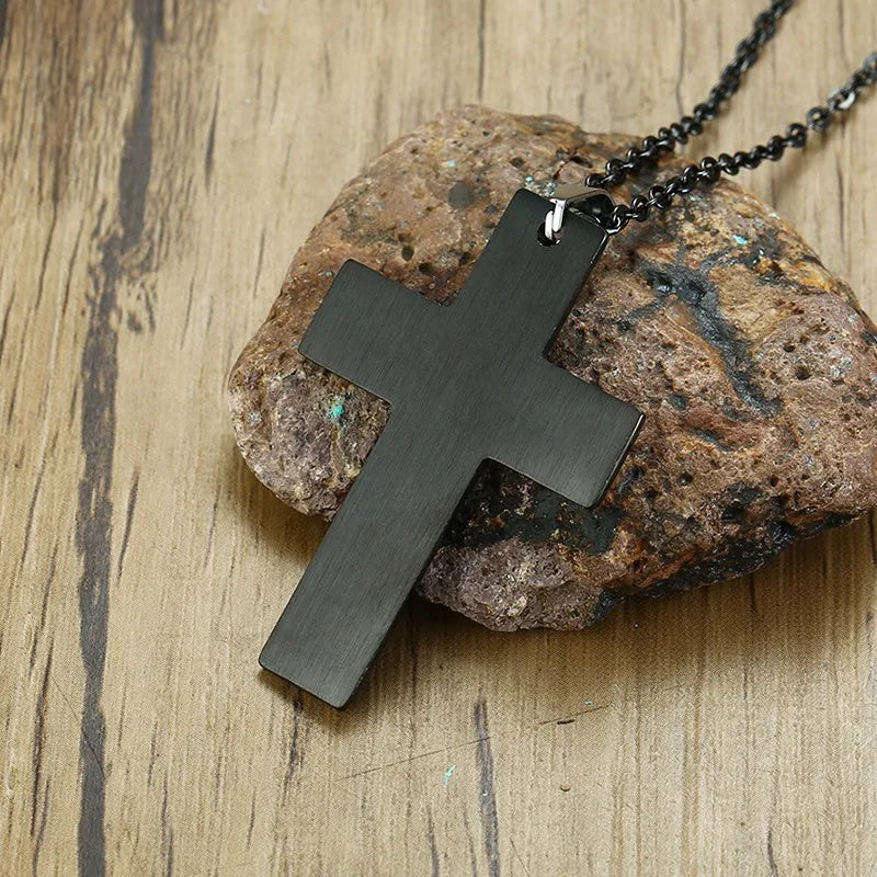 Crucifix Necklace Our Father Prayer Christian Jewelry