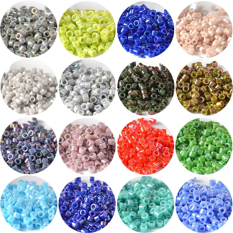 1.6mm 10g Delicate Beads Luster Rainbow Color Seed Beads