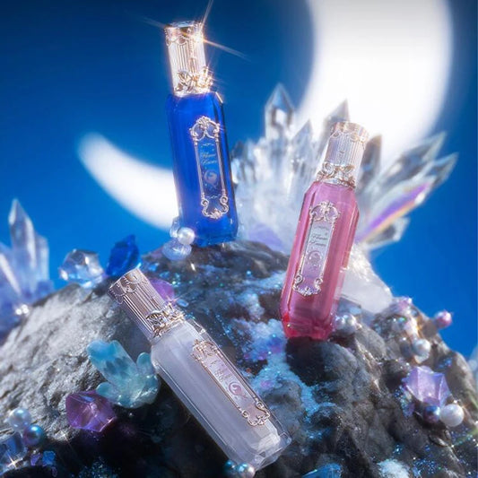 Flower Knows Moonlight Mermaid Clear Lip Gloss Collection Gemstone Lip Glaze