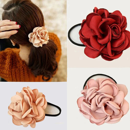 Flower Cloth Elastic Hair Bands