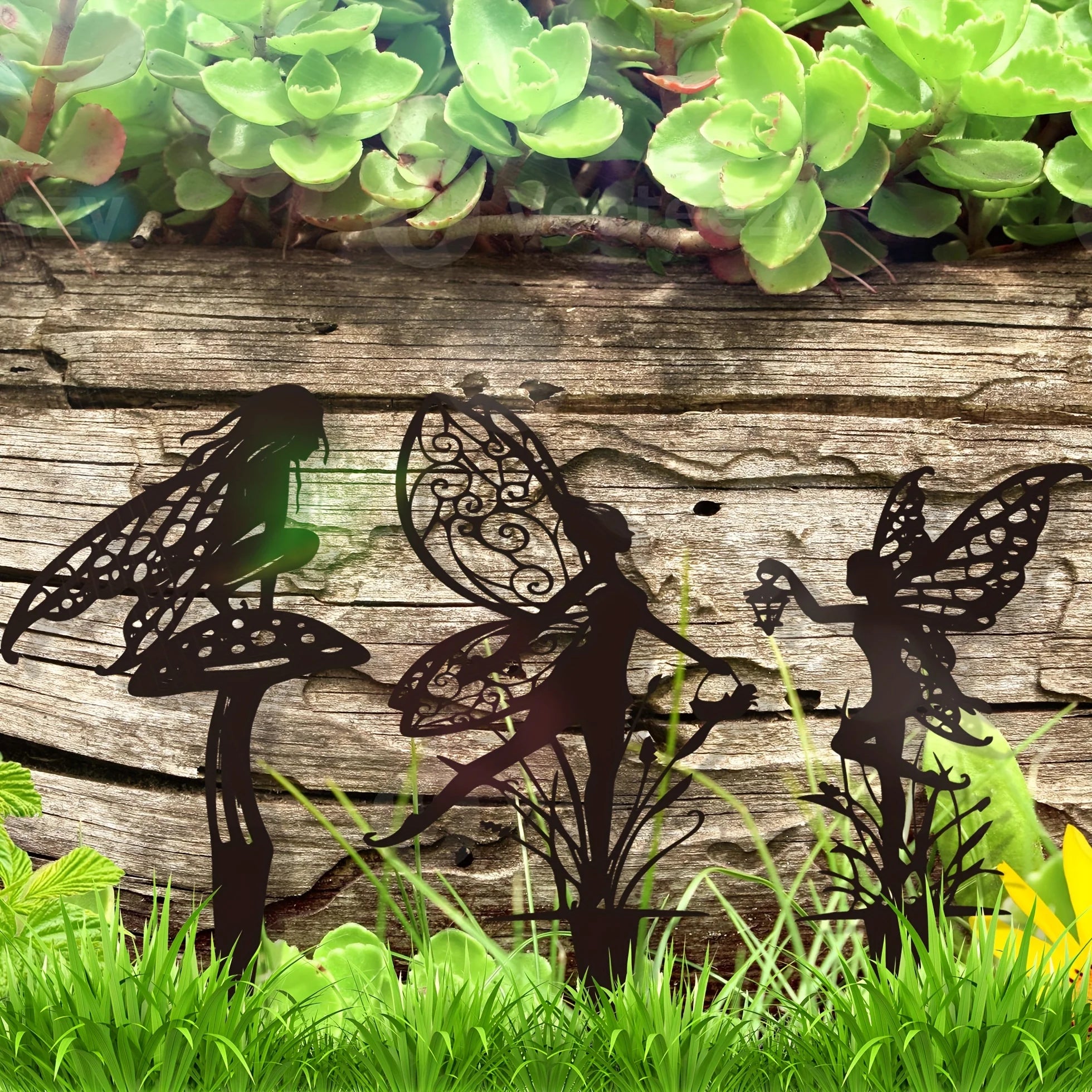 Garden Fairy Metal Outdoor Decor for Your Patio and Lawn