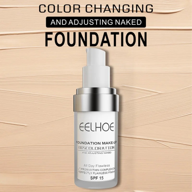 Color-changing Liquid Foundation, Concealer Oil-control