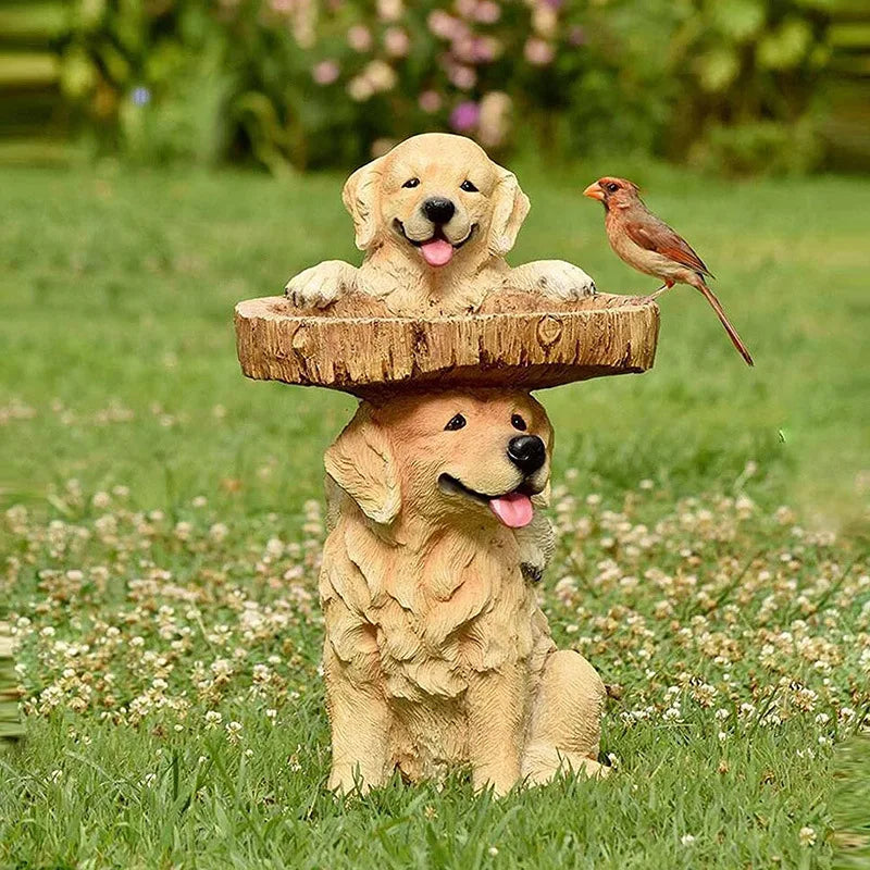 Bird Feeder Garden Statue