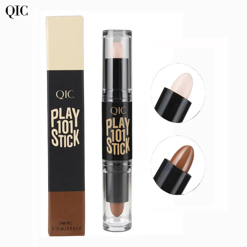 Double-End Concealer Stick Concealer, Highlighter Creamy Pen Contour Cream