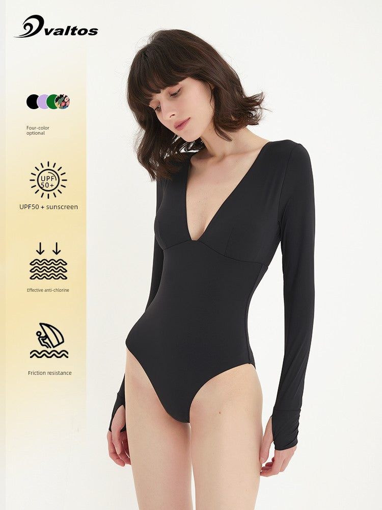 Valtos New Diving/Surfing Long Sleeve One-Piece Swimsuit