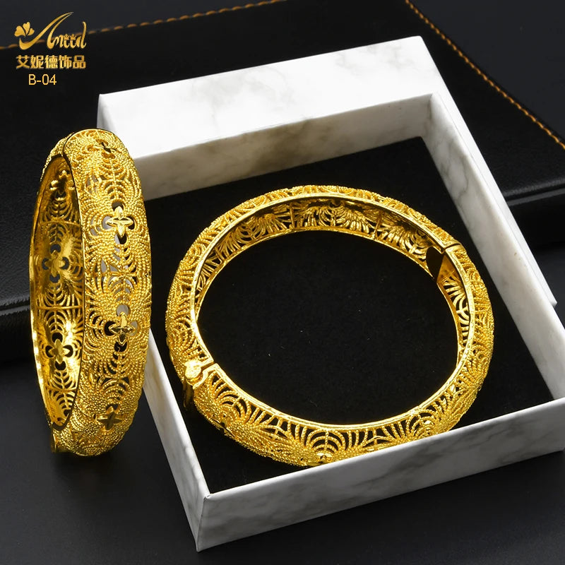 Dubai Gold Color Bracelets For Women