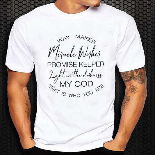 Way Maker Miracle Worker Men's T Shirt