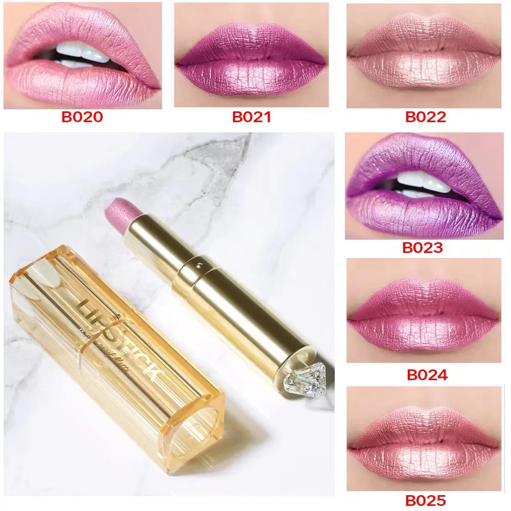 Best Korean Glitter Long Lasting Waterproof Lipstick , 4PCS