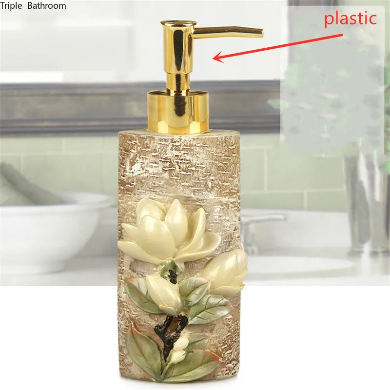 European Resin Hand Soap/Lotion Dispensers