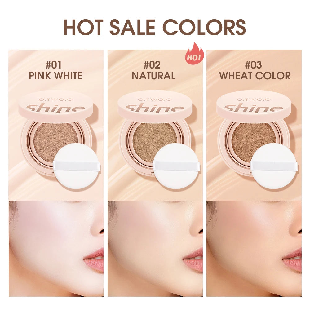 Air Cushion BB Cream 3 Colors Fuller Coverage Waterproof Long-lasting Concealer