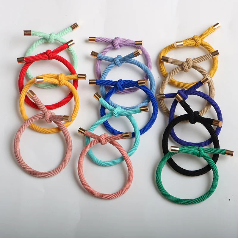 Stylish Scrunchies Gold Tip Hair Tie