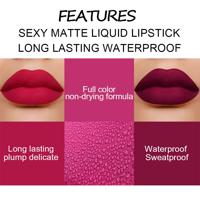 Matte Velvet Lip Glaze Waterproof