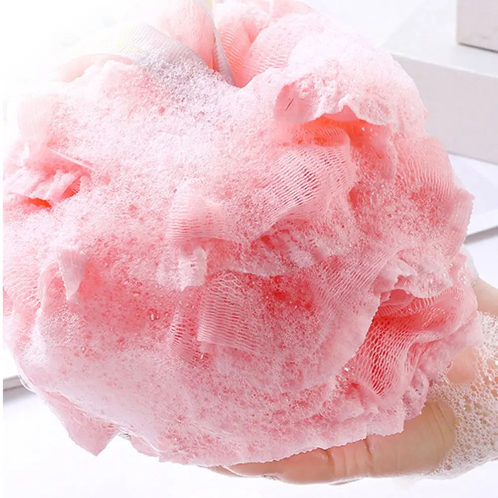 Large Size Bath Shower Loofah Pouf Body Wash Scrubber