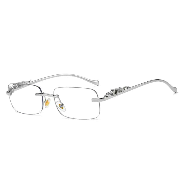 Vintage Rimless Square Sunglasses