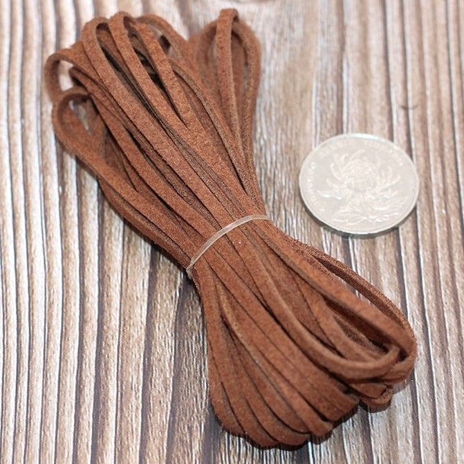 DIY Bracelet Necklace Suede Rope, 3MM, 1/10"