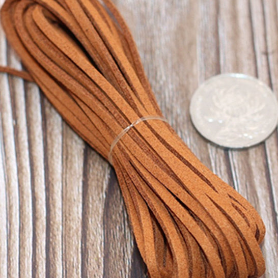 DIY Bracelet Necklace Suede Rope, 3MM, 1/10"