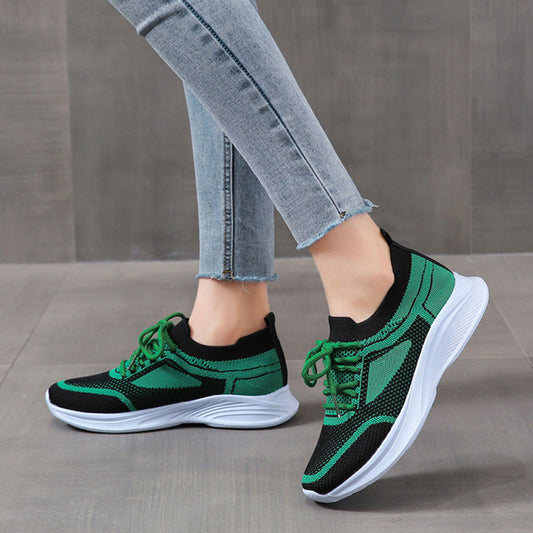 Women's Mesh Green Casual Shoes