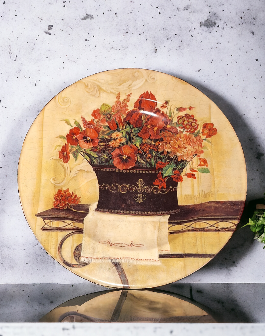 Kathryn White Art Salad Plates by Cypress