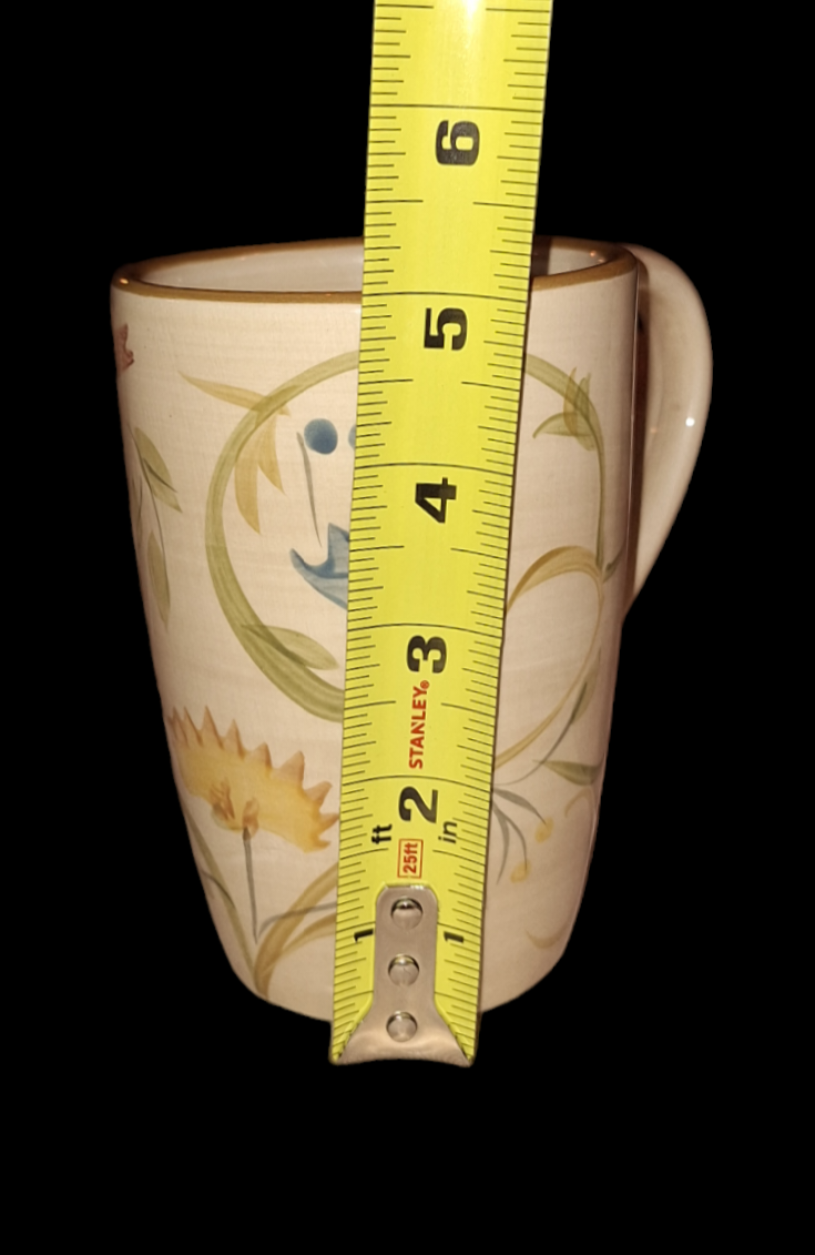 American Simplicity Floral Ceramic Mug by HOME