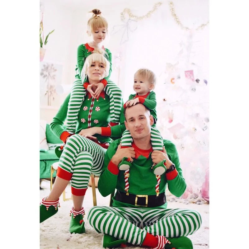 Christmas Peppermint Family Pajama Set