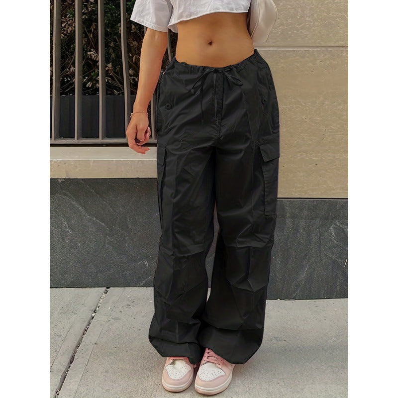 Loose Cargo Pants Casual Low-rise Pants, several colors