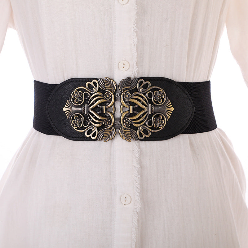 Decorative Wide Buckle  Belt, several varieties