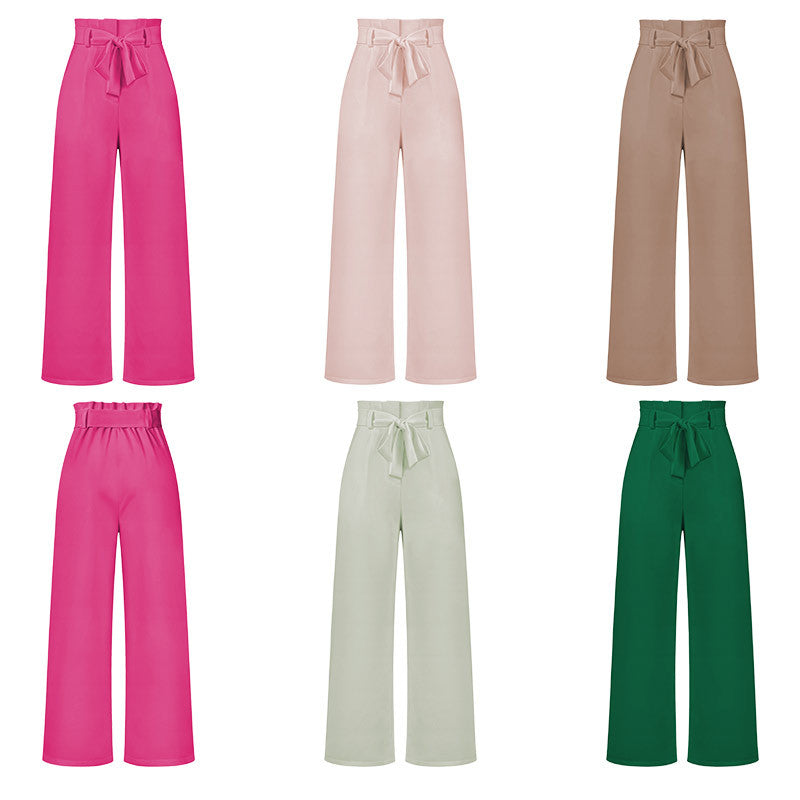 Slimming Belt Design Pants, several colors