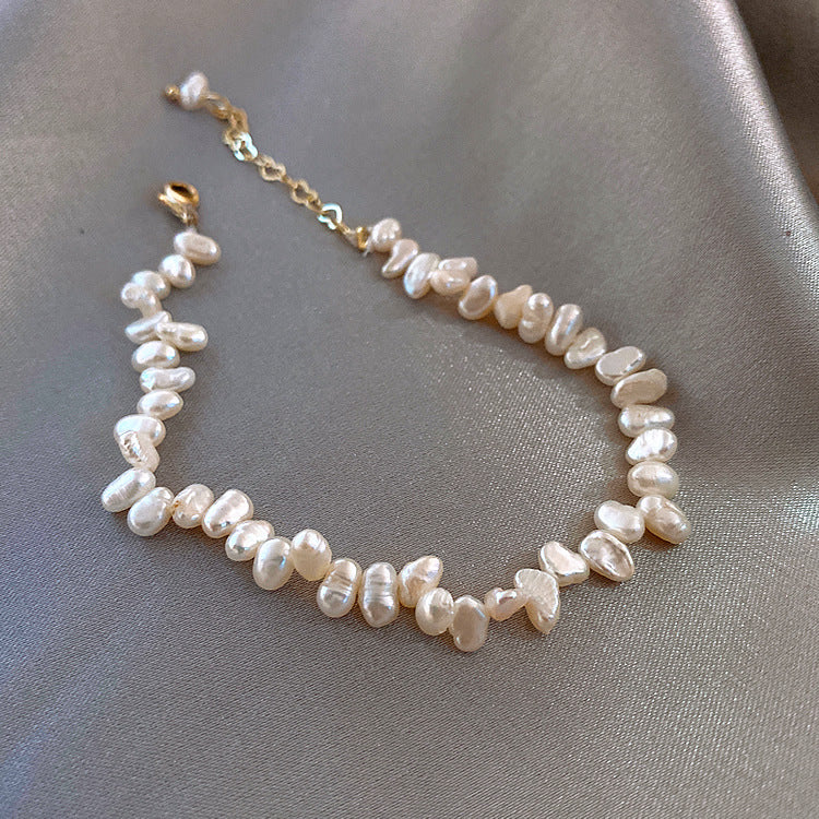 Baroque Millet Light Pearl Necklace