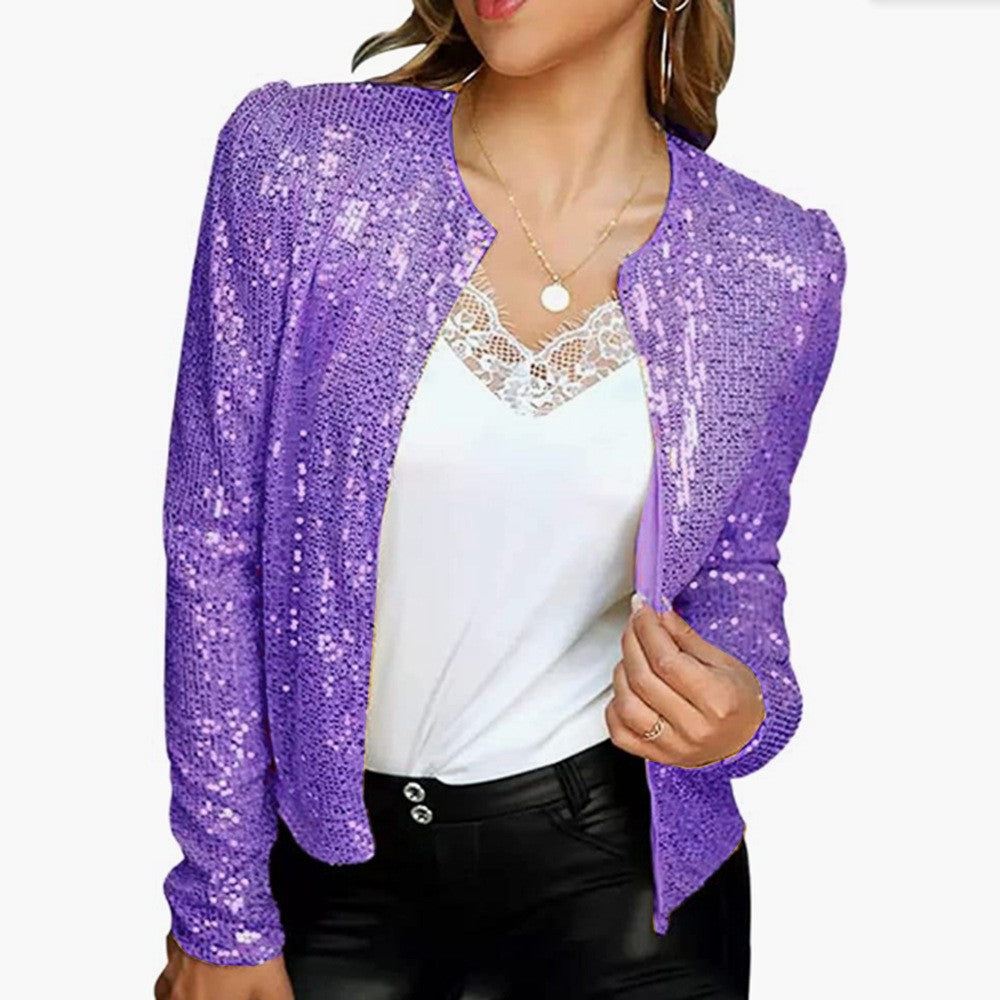 Sequin Short Casual Jacket