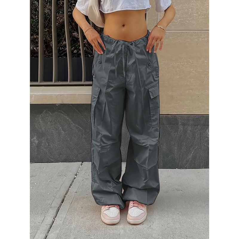 Loose Cargo Pants Casual Low-rise Pants, several colors