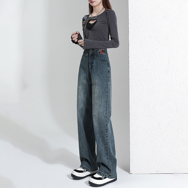 Retro High Waist Wide Leg Jeans, several options