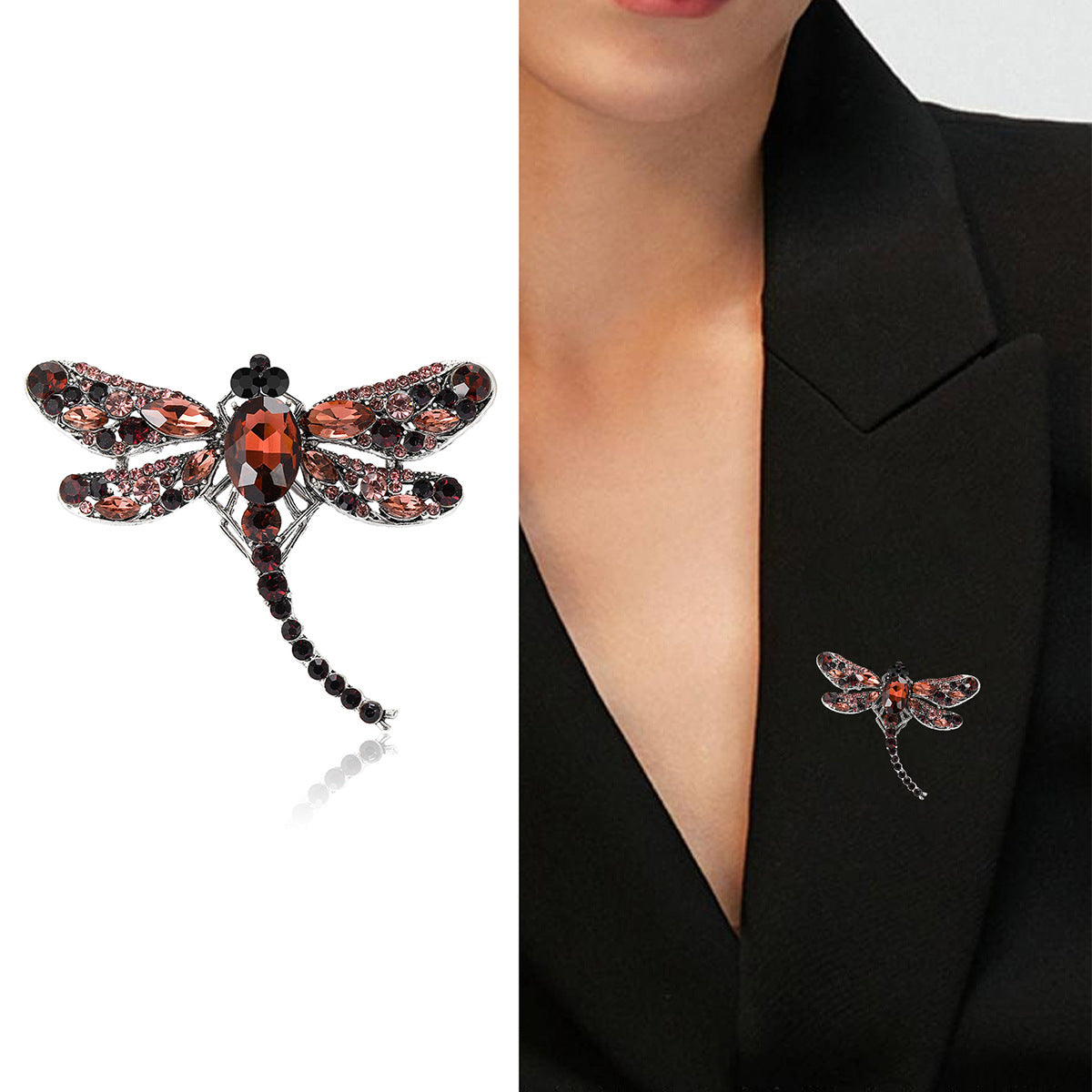 Dragonfly Brooch, several colors